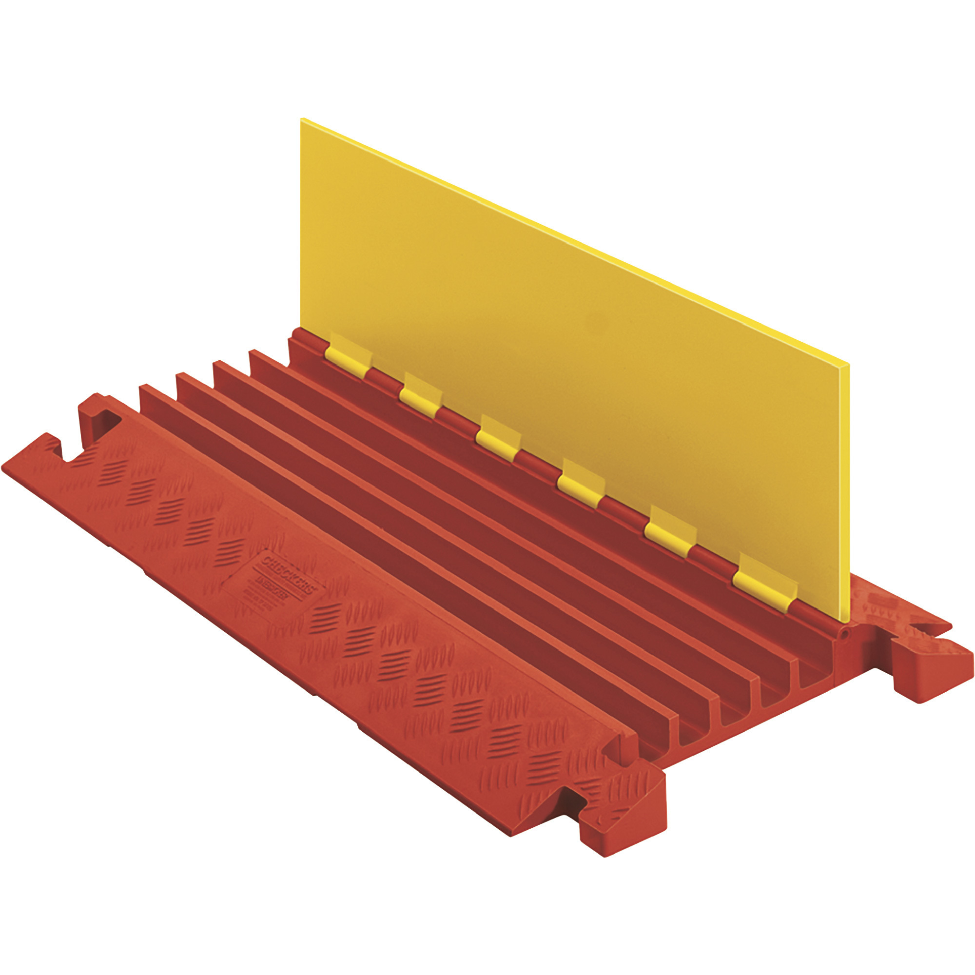 Checkers General Purpose 5-Channel Cable Protector, Yellow/Orange, Model# CP5X125-GP
